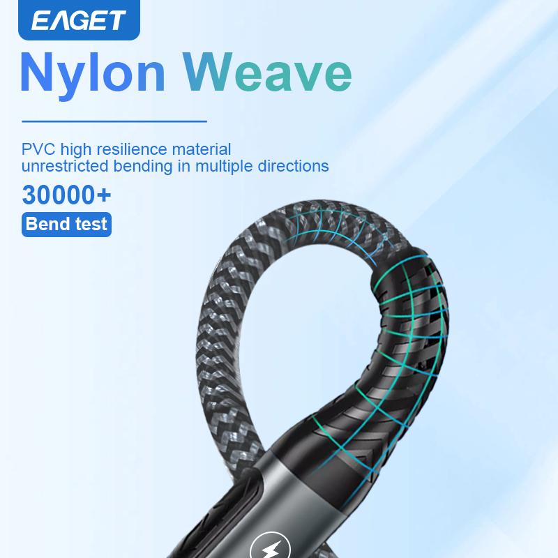 Schnelles Ladekabel 3,9 FT Typ C USB A auf USB C Ladekabel Kompatibel mit Galaxy S10 S9 S8 Plus Note 9 8, Switch und mehr