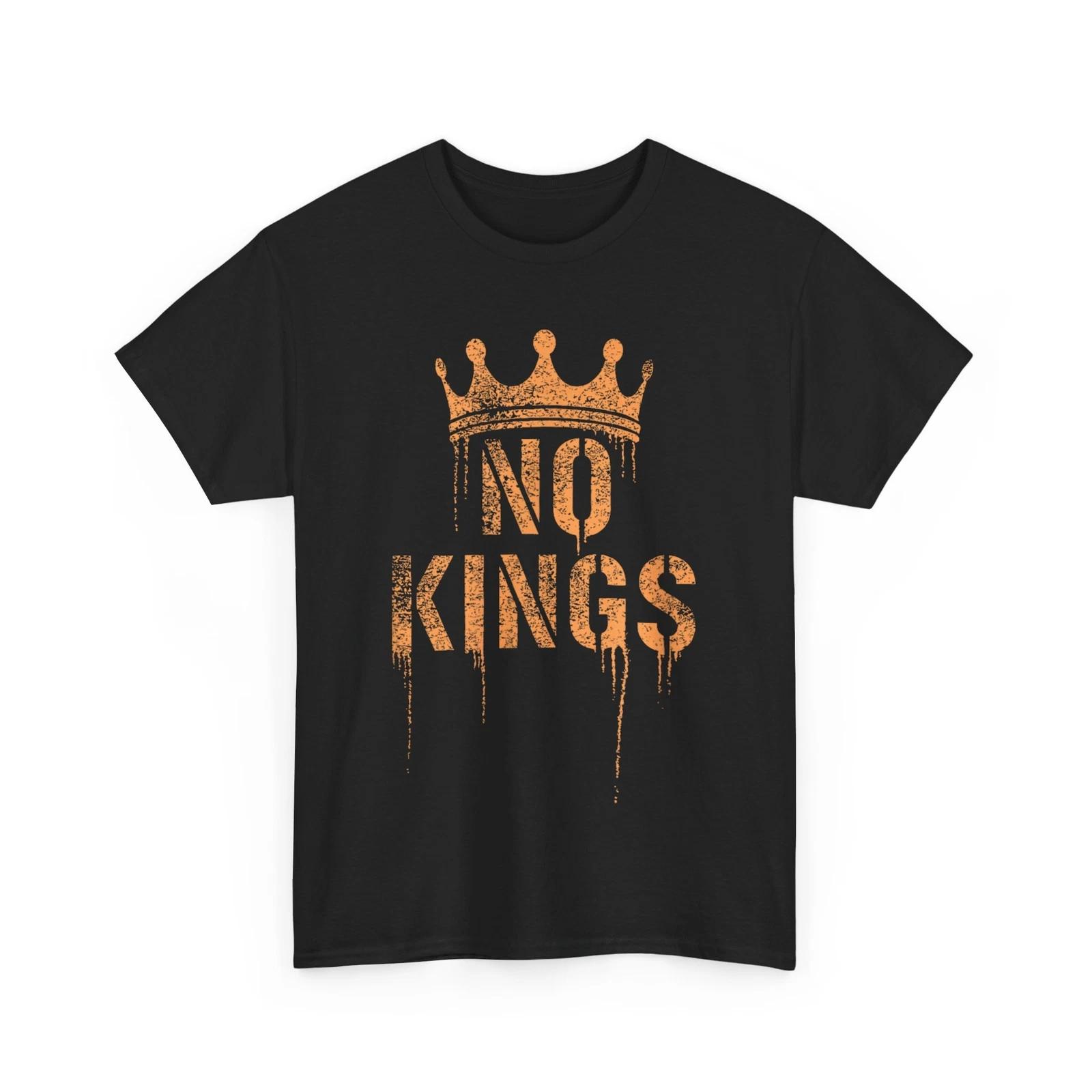 

No Kings | Anti-Establishment, Grunge - Political T shirt 4XL