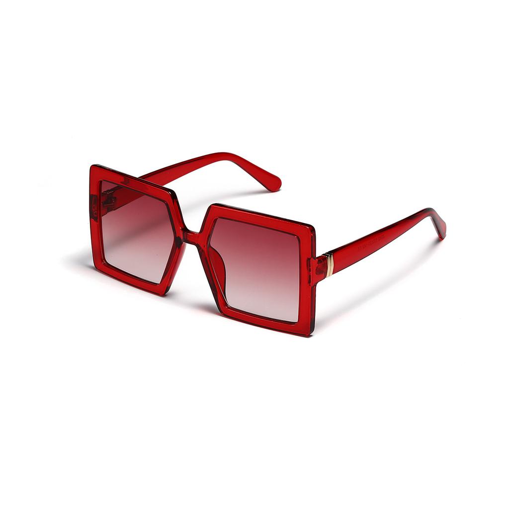 Large Frame Glasses, No Makeup Artifact, Beige Sunglasses, Women'S High-End Sunglasses