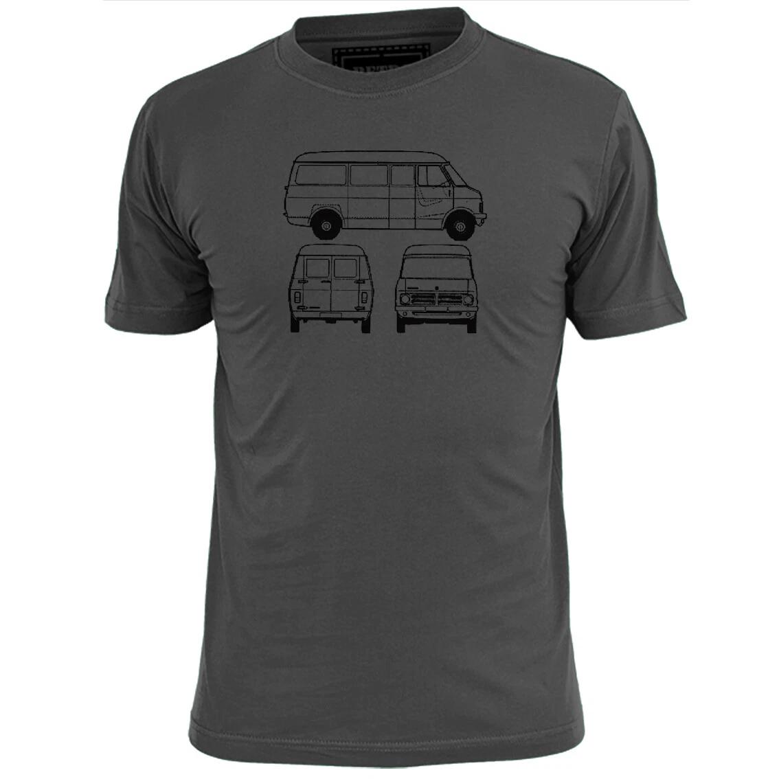 Mens 1970 s Bedford Van T shirt Retro Work Vehicle L
