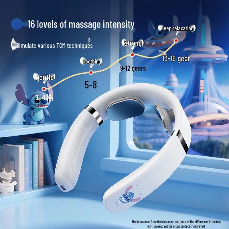 Disney Stitch Portable Neck Massager with Heat