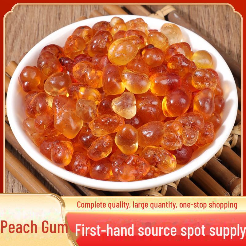 Hand-Picked Edible Peach Gum - Large Particles, Impurity-Free Dry Goods