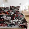 3pcs Bloodstained Icons Quilt Cover Set (1 Quilt Cover + 2 Pillowcases Without Pillow Core)