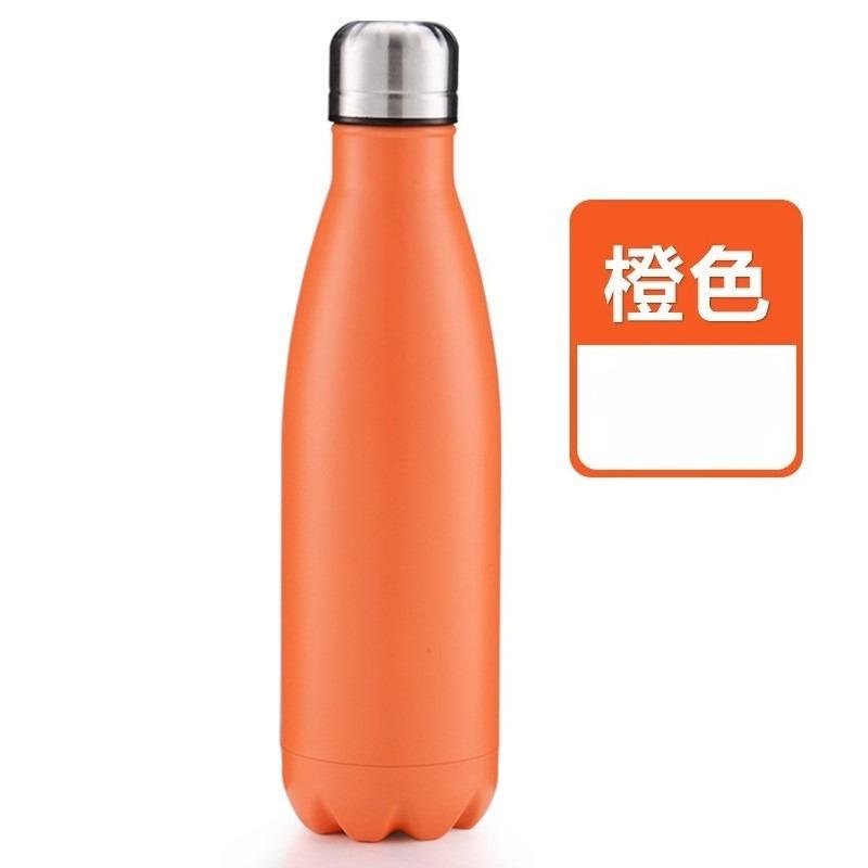 1Pc European and American Coke Bottles Outdoor Large-capacity Car Sports Water Cups 304 Stainless Steel Vacuum Thermos Cups