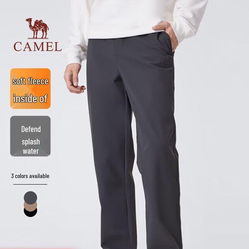 CAMEL Men s Fleece-Lined Water-Repellent Softshell Pants L