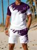 New Summer Casual Men's T-Shirt and Shorts Sets Sports Men's Tops and Shorts Streetwear Loose Men Summer Clothes