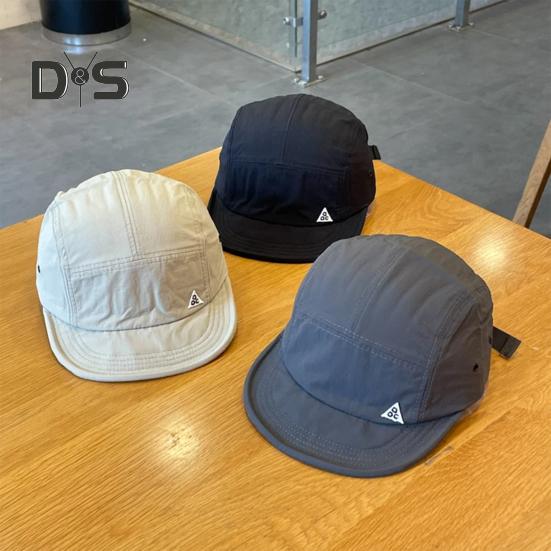 Unisex kšiltovka s krátkým okrajem nastavitelný otvor v culíku ochrana proti slunci Anti-UV kopule Hip Hop Street Dance Cap Rybářská cestovní čepice