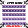 Halloween Spider Web Decorations Stretch Cobwebs with Fake Spiders, Scary Indoor/Outdoor Halloween Party Props