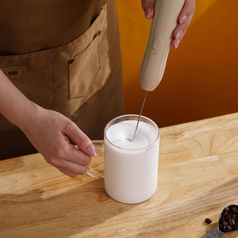 Electric Handheld Blenders Eggs Beater Rechargeable Milk Frothers Portable Eggs Whisk Drink Making Tool Enduring