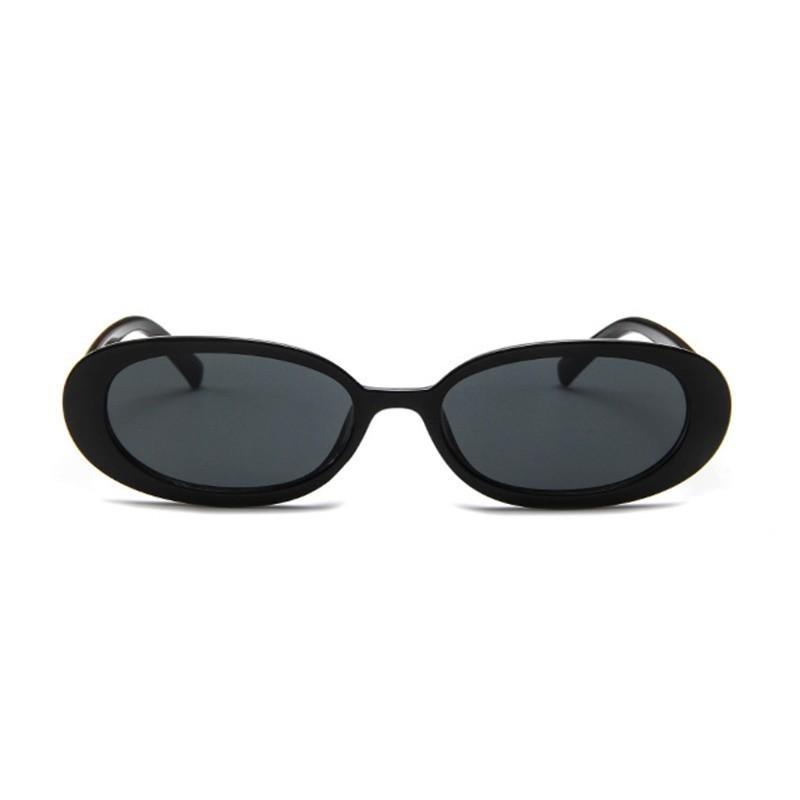 For Female Woman Sunglasses Classic Retro Retro Oval Sun Eyewear Designer Eeywear Top Quality UV Protection 400 Oculos
