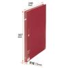 Plus File Clear File Super Economy A4 Vertical 20 Pockets Red 10-Pack FC-122EL 88-422×10