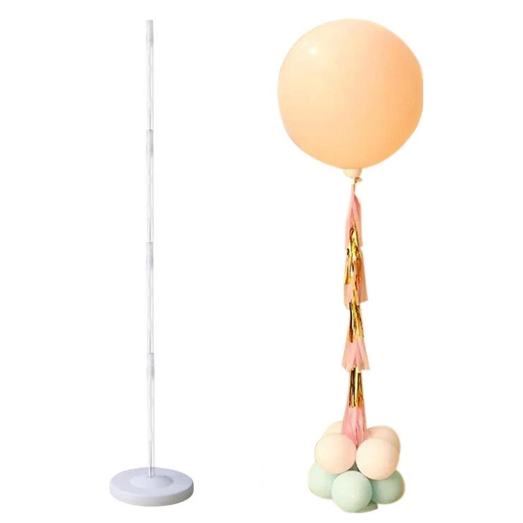 Balloon Stand Holder with Pole DIY Photo Background Balloon Column Stand Set for Supplies