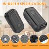 Ultrasonic Dog Deterrent 15-30kHz Sweep Frequency Strobe Light 300mAh Type-C 2H Work Time 4