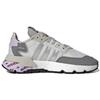 Adidas Originals Nite Jogger Fabric Comfortable Versatile Running Shoes Durable Breathable Low-Top Casual Shoes Women sneaker Cool-Grey H01737