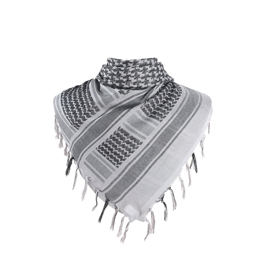 Unisex Winter Thickened Warmth Tactics Arabic Scarf Men's Outdoor Sport Camouflage Fashion Lightweight Check Headband Scarf