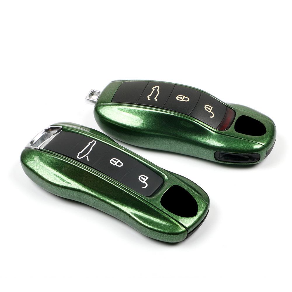 Porsche Key Shell for Cayenne, Macan, 911, Panamera, 718/Taycan - Mamba Green