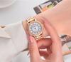 Watch Female Waterproof Digital Display Diamond-Encrusted Steel Belt Female Watch