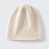 Autumn and Winter Double-strand% Pure Cashmere Knitted Hat Men's and Women's Retro Warm Casual Versatile Square Hat