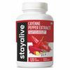 STAY ALIVE Cayenne-Pfeffer-Kapseln mit Ingwer, Knoblauch, Kurkuma, Rote Bete und mehr, 20:1 Extrakt, 6-in-1 Capsicum-Mischung, 120 Cayenne-Kapseln, Nicht-