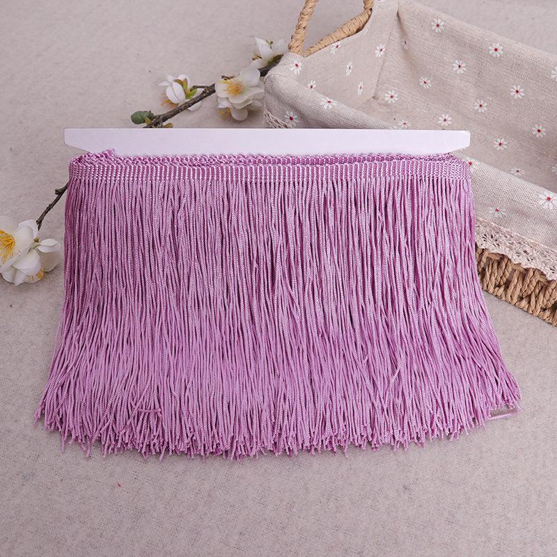 Polyester Fringe Tassel Trim (10-20cm) for Stage Costumes, Curtains, Carpets, and Lace Decorations
