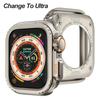Metal Bumper Case For Apple Watch 49MM 46 45 44mm Protector Frame Cover For iWatch Series 11 10 9 8 7 654SE Change To Ultra 3 49