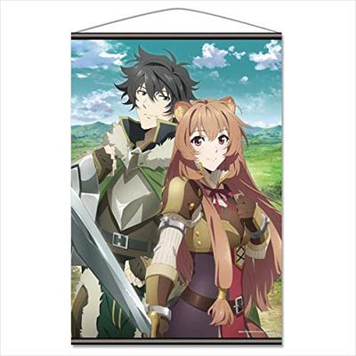 The Rising of the Shield Hero B2 Wandteppich A [Naofumi & Raphtalia]