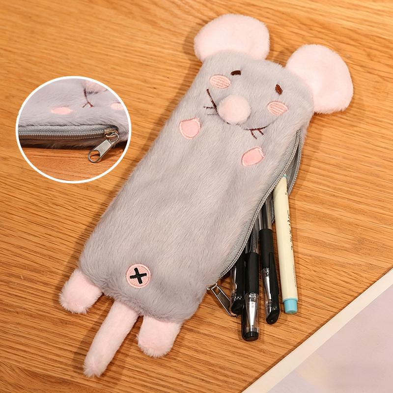 An Interesting Mouse Pencil Case A Large Capacity Pencil Case And Stationery Box Cute Gift For Students one size
