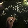 Solar Garden Lights Twinkling Firework Lights with 2 Modes 60LED Waterproof Solar-Powered Lamp for Outside Yard Pathway Decor