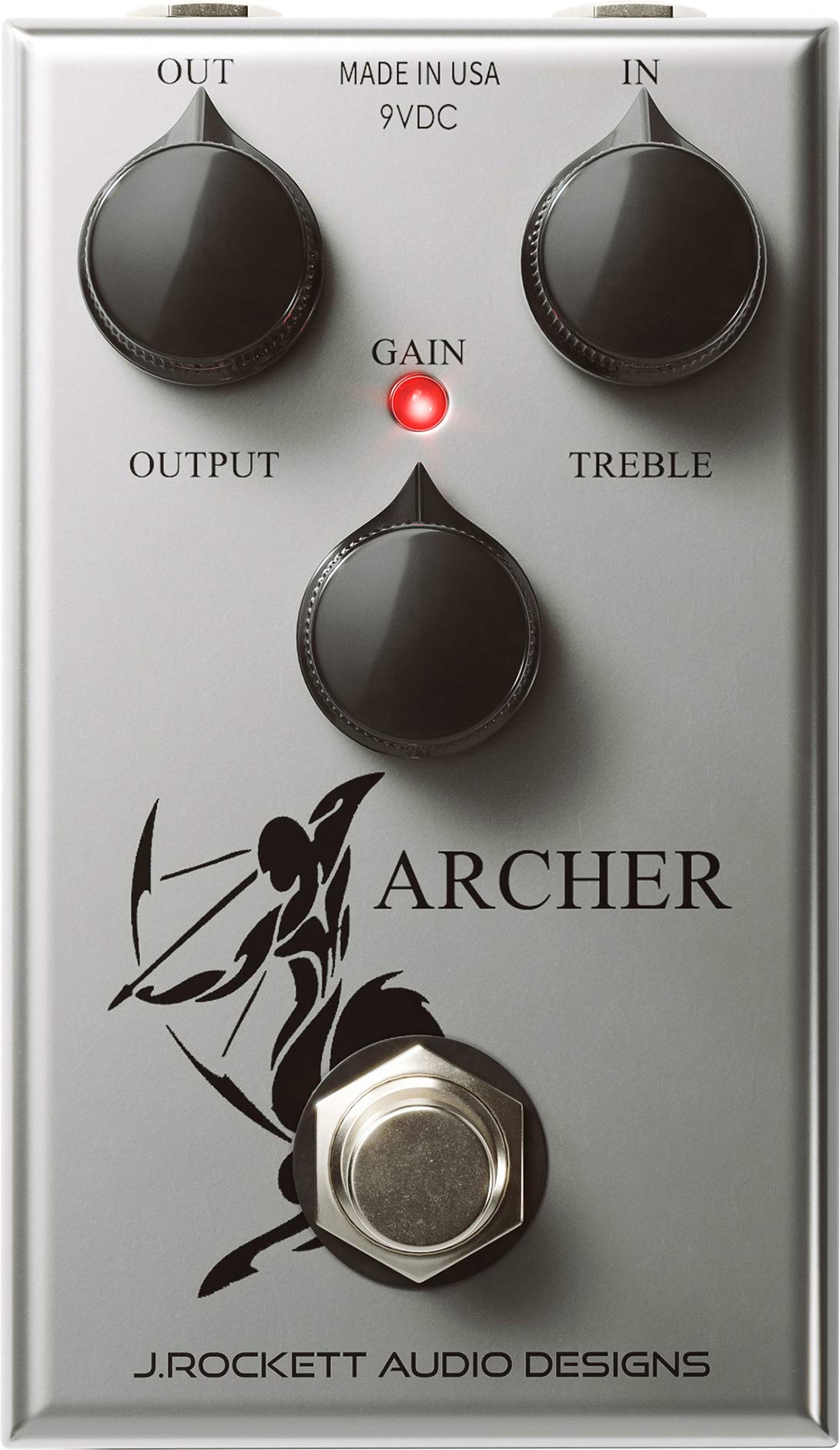 

Rockett Audio Designs The Jeff Archer Overdrive Гітарний ефект J. (JRAD) срібний