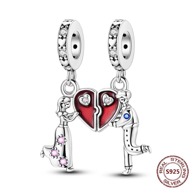 Copper Luminous Fireflyzircon Colorful Butterfly Sunflower Cat Dog Charms Beads Fit Diy Bracelets Jewelry Gift