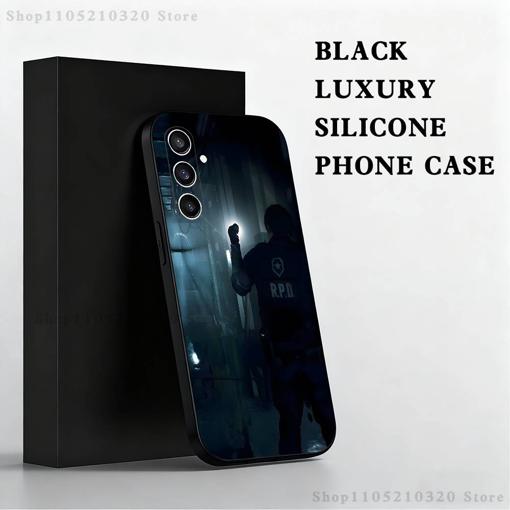 

Game R-Resident E-Evil Video Phone Case For Samsung S25,S24,S21,S22,S23,S30,Ultra,S20,Plus,Fe,Lite,Note,10 Black Soft Shell SamsungS21plus