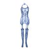 Women Mesh Bodystocking Bodysuit Lingerie,Hollow Out Fishnet Body Socks Underwear,Lace Teddies Bodysuit Tight One-piece Stockings Lace Nightwear
