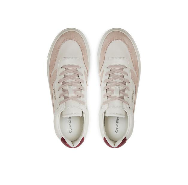 Calvin Klein кроссовки Ff Cupsole Lace Up W/Ml Mix M HW0HW02125 бежевый