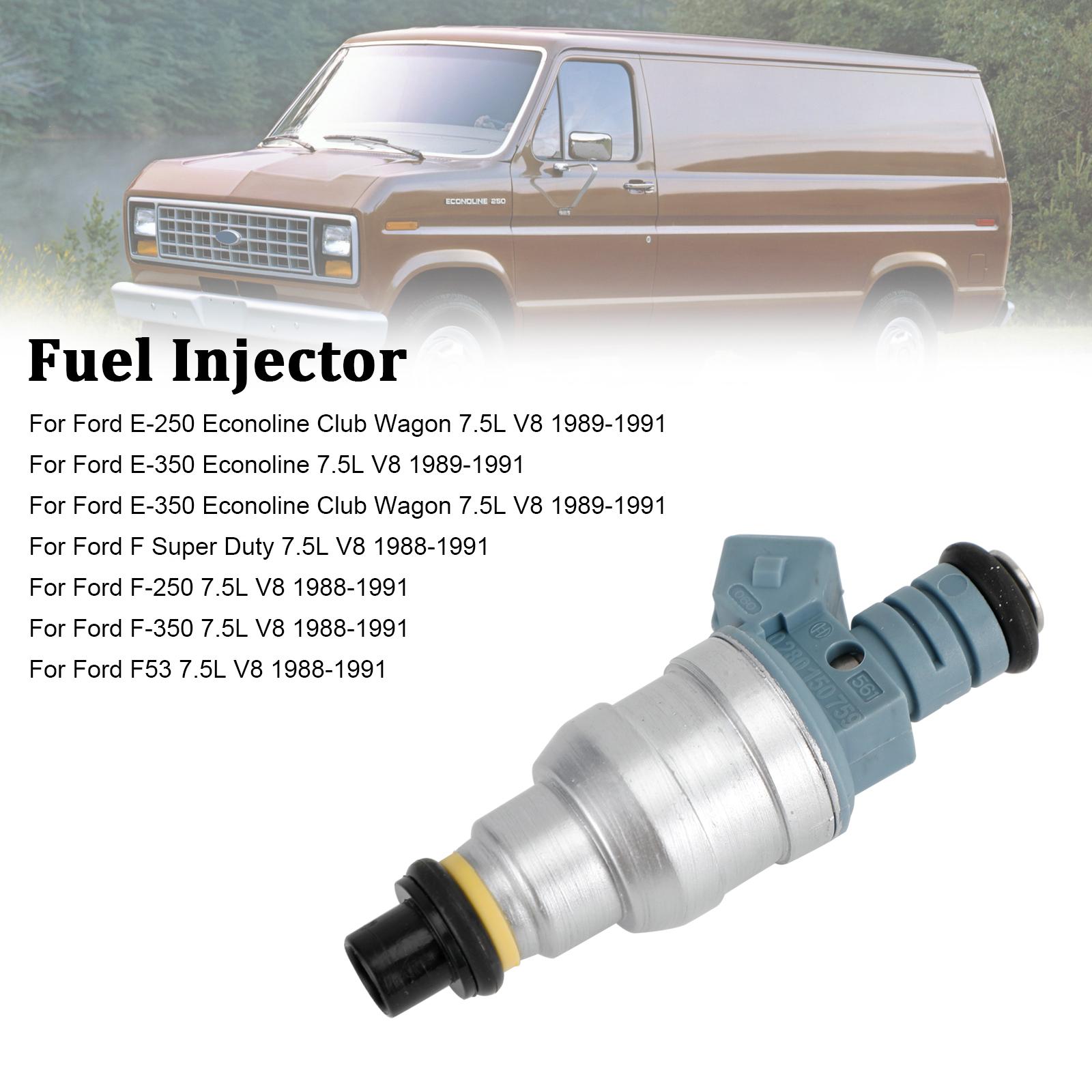 

1 шт. Топливная форсунка 0280150759 Подходит для Ford E-250 E-350 7.5L V8 1988-1991 822-11120