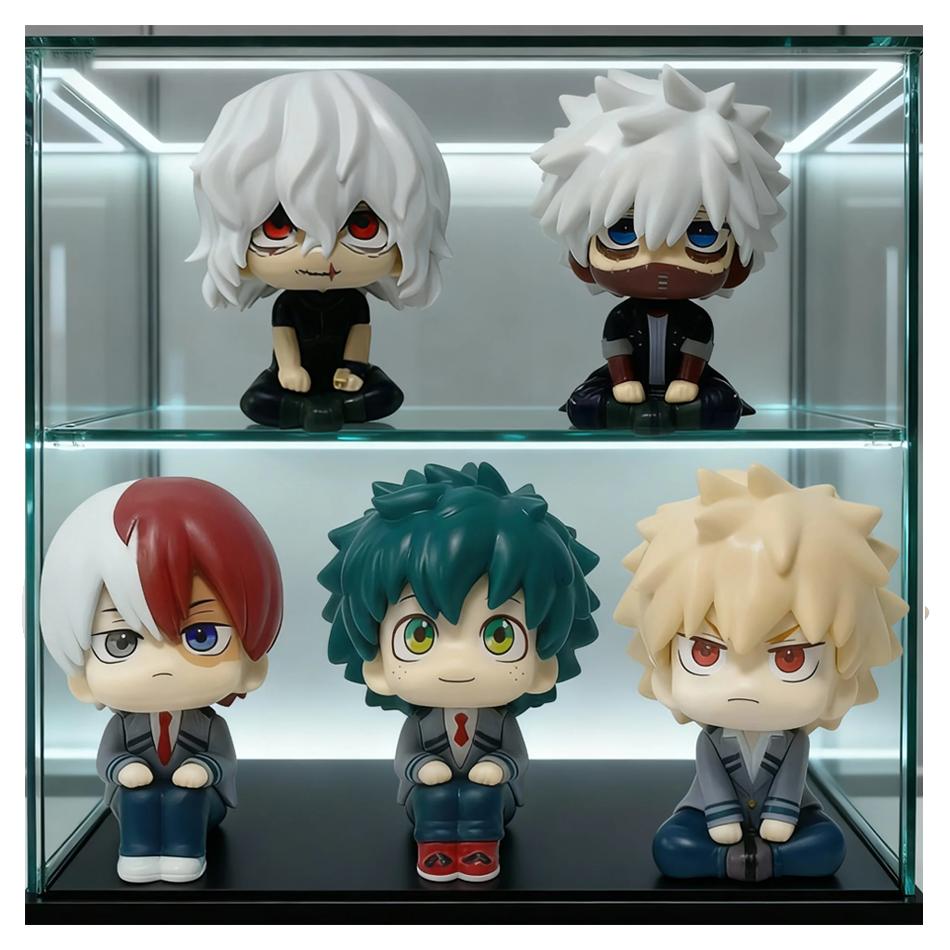 Anime My Hero Academia Figure Izuku Midoriya Tomura Shigaraki Katsuki Bakugo So Todoroki Figurine Ornament  Collectible Toy