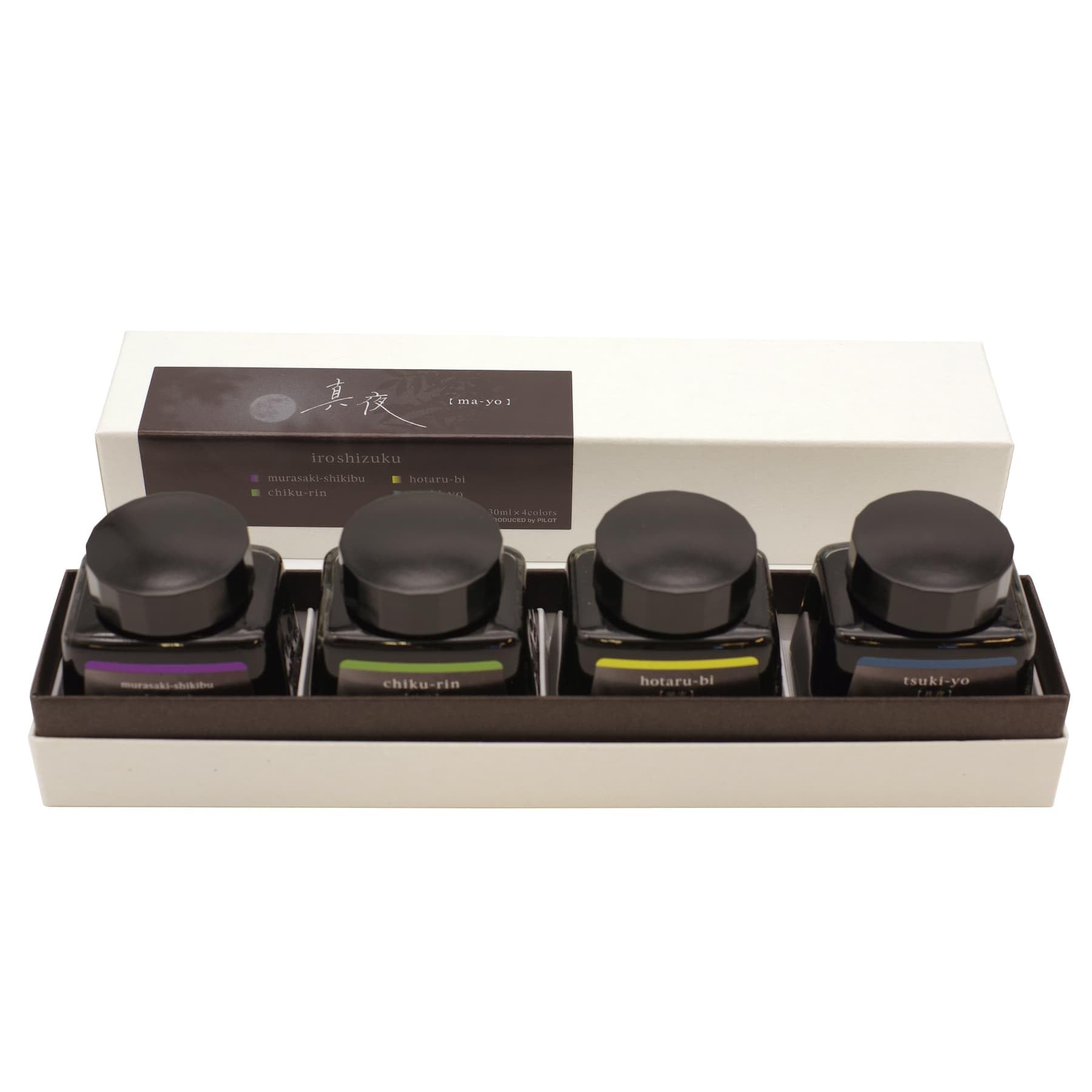 

Limited Edition Fountain Pen Bottle Ink 30ml Color Drop 4 Color Set [Maya] INK-120L-4CMAY