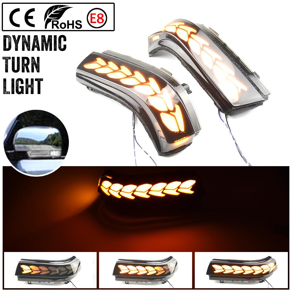 For Mitsubishi Pajero V73 V77 V93 V97 2006- Car Dynamic Turn Signal Light LED Side Mirror Indicator Blinker Lamp