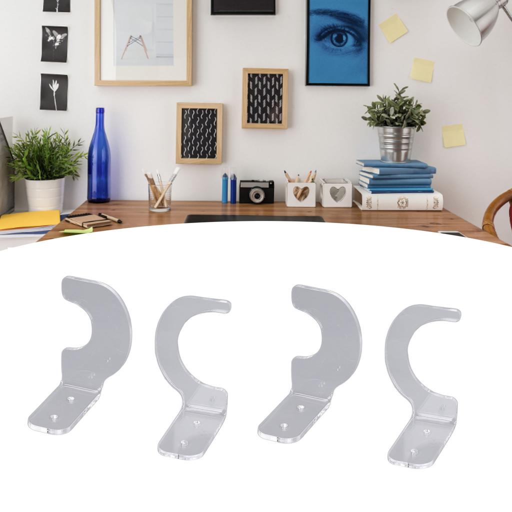 2Pack Wall Mount Sword Display Hanger Hanging Acrylic Holder Rack   for