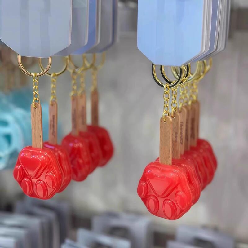 Katzenpfote Eis am Stiel Schlüsselanhänger Schlüsselhalter Taschenanhänger