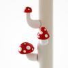 Harz Magnetischer Aufkleber Cartoon 3D Roter Pilz Kühlschrankaufkleber Kreativ