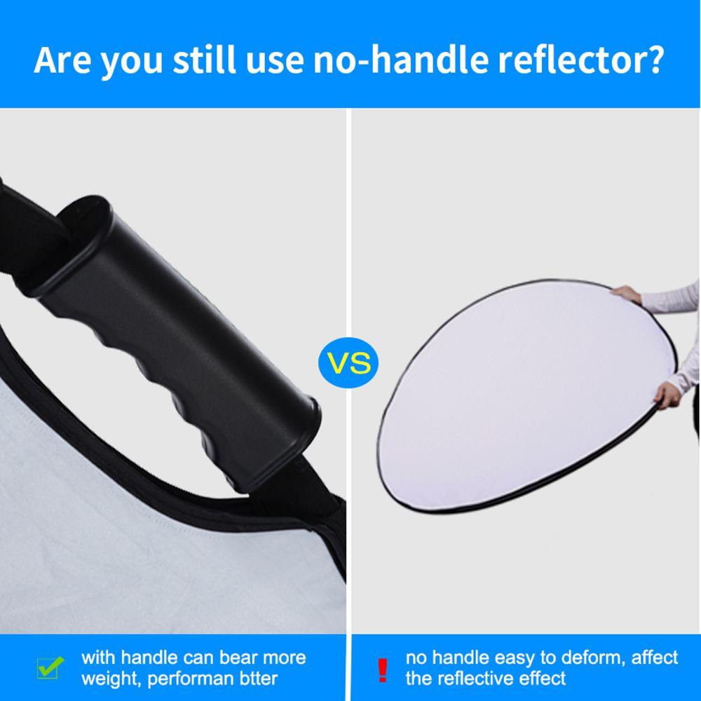 100x150cm 60x90cm Oval 5 In 1 Reflector Light Diffuser Collapsible Photography