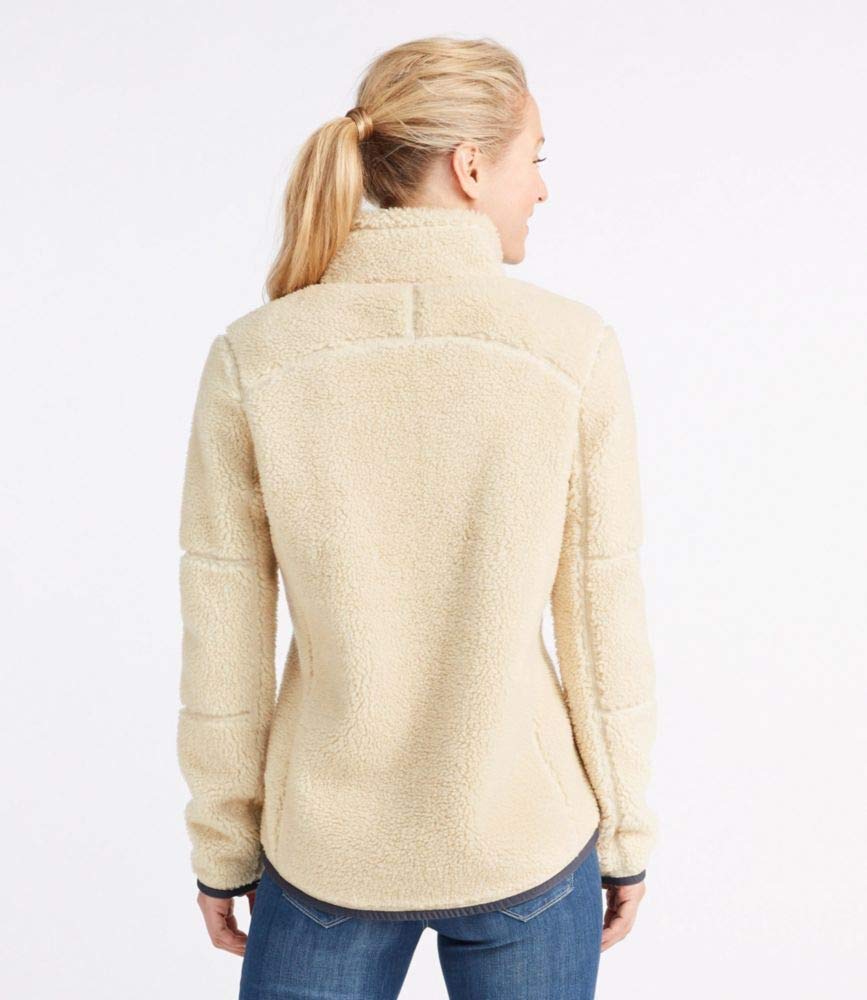 LLB Mountain Pile Fleece Jacket US Fit Regular XS Size Carbon Navy Blue 1000046066 Women's