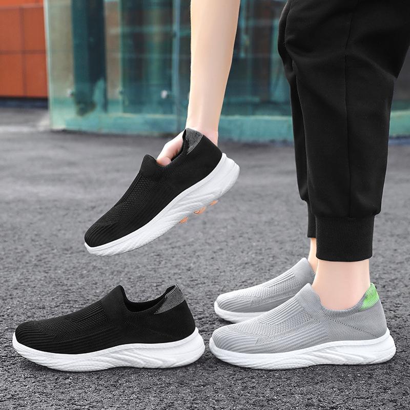 

2024 Autumn New Lightweight Shoes Outdoor non slip flat Fashion comfort soft soled shoe Casual versatile male footwear Zapatos 44 чорний