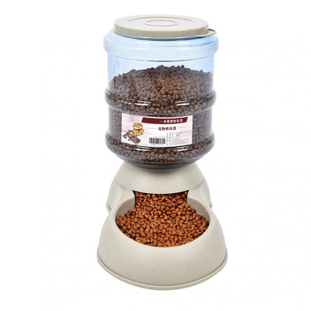 

Автоматический дозатор с мисками для корма и воды для домашних питомцев