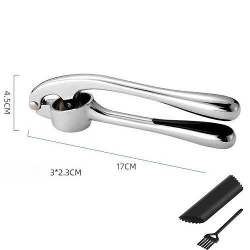 New Garlic Press Easy To Squeeze Clean with Soft Easy Squeeze Ergonomic Handle Zinc Alloy Garlic Mincer Crusher Kitchen Tools