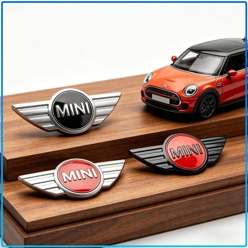 1Pc 3D Metal Car Stickers Trunk Body Emblem Badge Decoration Auto For Mini Cooper Countryman Clubman JCW F55 F56 R55 R56 R60 F60