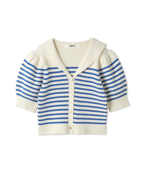 Furfur Sailor Collar Knit Pullover RWNT251121 BLU Women's