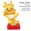 New Year Dragon Shaking Head Figurine - Cute Cartoon Dragon Desktop Decor