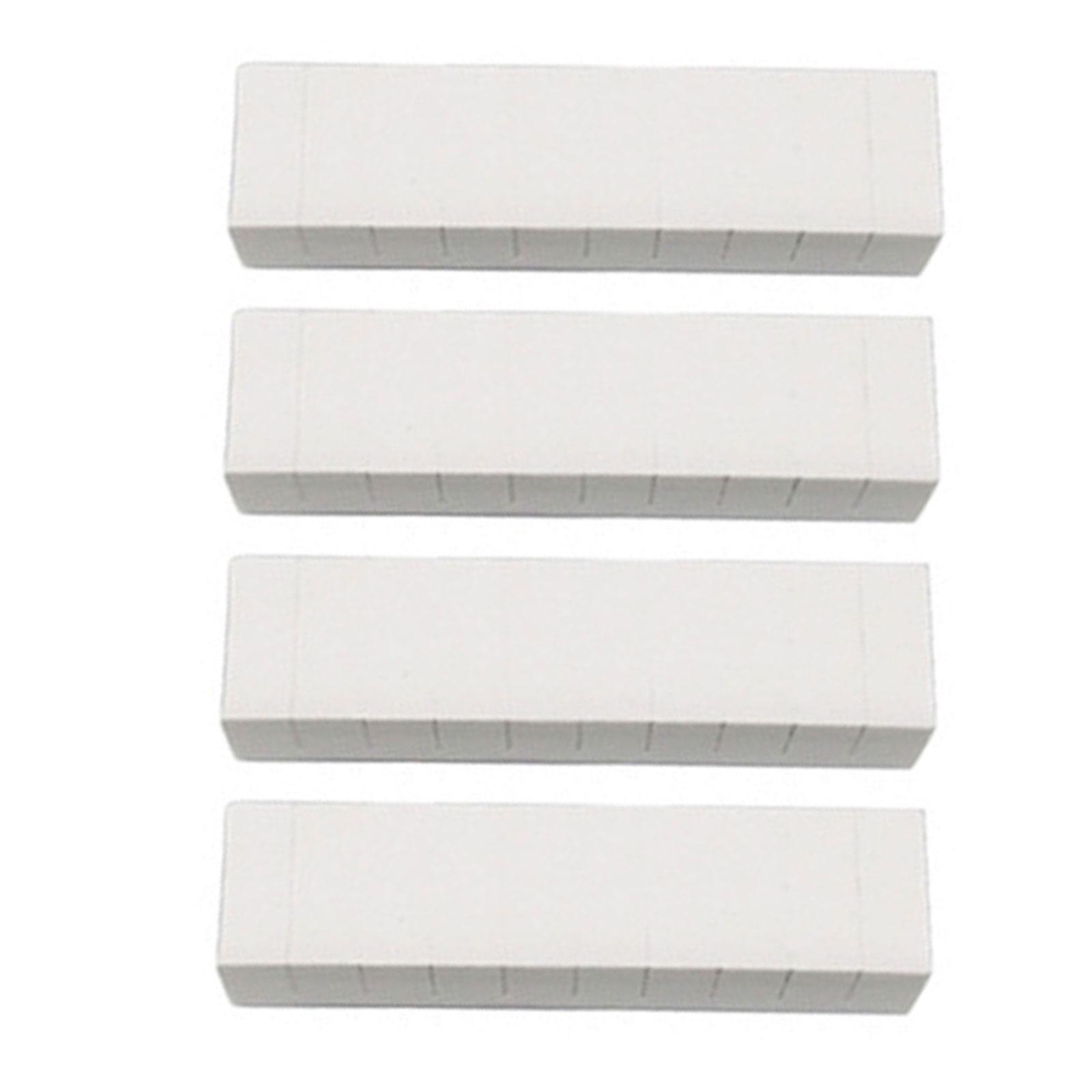 

4pcs Recyclable Thick Foam Bumper Guards Wall Protector Child Safe Anti Scratch surfaces Protection for Parking Spaces білий