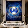 Custom Text Tapestry Sheffield Wednesday FC Print Wall Tapestry Indoor Living Room Wall Decor